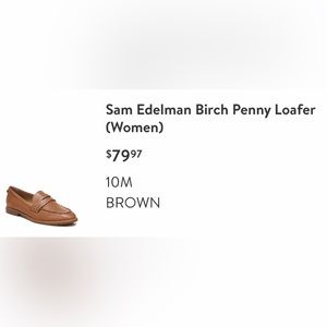 Sam Edelman Birch Penny Loafer
(Women)